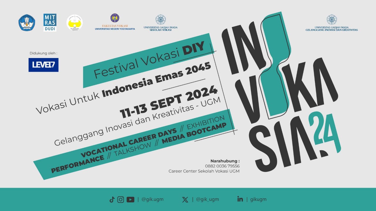 Melalui INOVOKASIA 2024, GIK UGM Perkuat Pendidikan Vokasi DIY