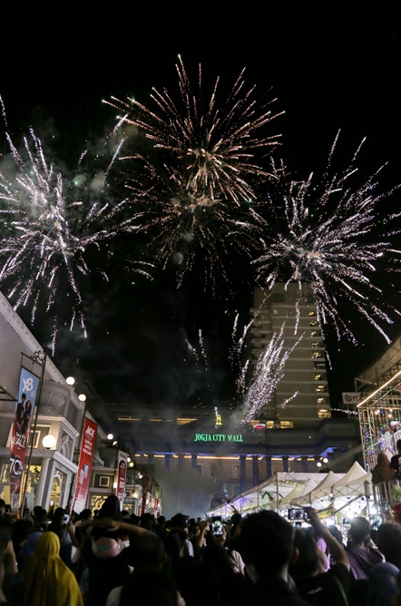 Pergantian Malam Tahun Baru ala Jogja City Mall dalam ‘Jocyphoria : New Year Eve 2024’ Yogyakarta